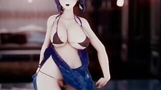 Sexy Milf With Huge Breasts Dancing (3D HENTAI)