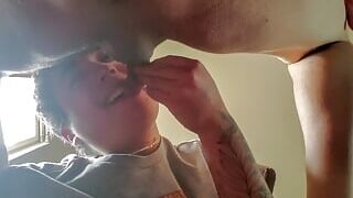 Caregiver Daddy Has Disabled Boy take his Cum Load