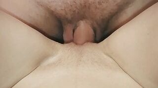 QUICK PUSSY FUCKING AND CREAMPIE - VERY WET PUSSY CLOSEUP