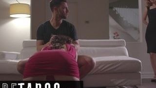 UNSPOILED TABOO Ominous Girl/Girl step-mom Baits Appointments Using Super-Steamy Stepson