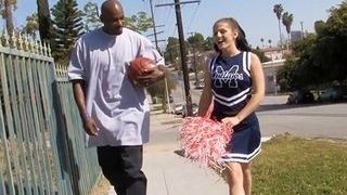 Cheerleader Teenager Tommie Ryden Covets BIG BLACK COCK