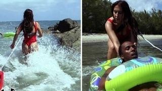 Charlie Gets Into Red-Hot Water, Lifeguard Valerie Kay Saves The Day