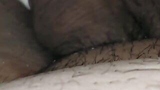 Step son naked with cock out while step mom eats