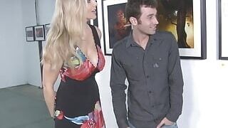 Hot Blonde Milf Julia Ann Helps Her Son's Friend with His Pre-Exhibition Jitters