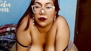 Venus goes crazy shaking and screaming after having an orgasm with big dildo and vibrator