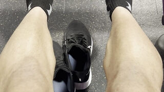 Working on My Calves Without Shoes On