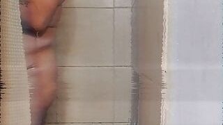 My first shower video, jewels the sure thing