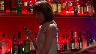 Amateur sex video of a married Japanese Milf who likes to be a slave in sex with several men and several women