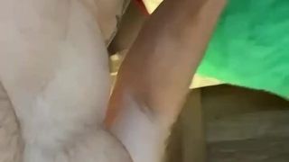 I took a video on my phone of my mature stepmom sucking my dick