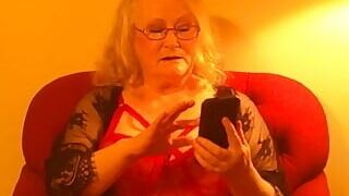 Naughty Granny Does Story Time For Her Horny Fans