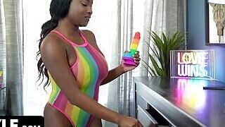 Black Goddess Wife Naomi Foxxx Seduces A Plumber In The Kitchen While Her Husband At Work - MYLF