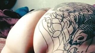 BBW Tatted Booty Bouncing
