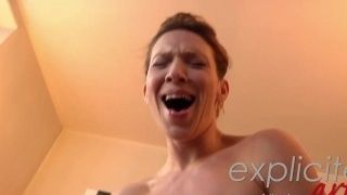 Crazy French MILF Squirting and Anal fisting