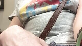 Horny mature slut HAD to finger herself whilst sat in the doctors surgery