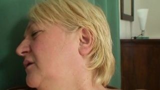 She finds busty blonde mom riding husband's cock