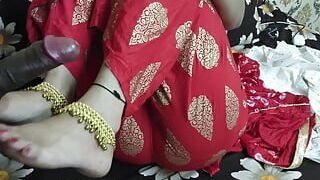 A man fucked a desi housewife infront of her husband