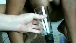 Extreme milking fetish and dildofuck video with my wife
