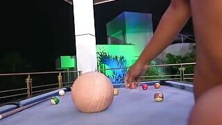 pussy blowjob for every win at pool game GGmansion