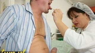 Naughty Patient Torn Up His Nurse In Her Booty & Creampied Her