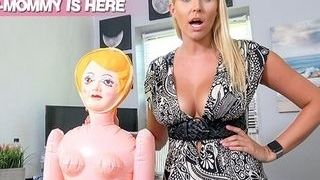 Massive Orb Light-Haired COUGAR Plays Sundress Up Nurse with Step-Sonnie - Vanessa Box -