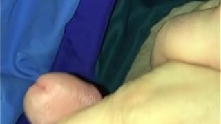 Using passed out wife&rsquo_s hand to jerk off