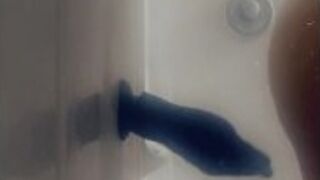 Riding hand dildo in the shower ðŸ˜ˆðŸ¥µ