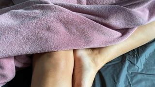 WET PANTIES STEPMOM. SHE HAS HAIRY ARMPITS AND A HAIRY CUNT. MASTURBATING TO HER. Sleepover.