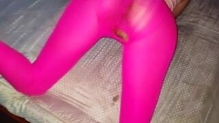 Daddy Torn Stepdaughter's Pink Pantyhose and Fucked for 200 Dollars in Little Vagina