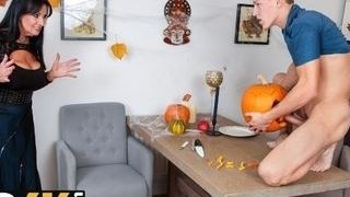 MATURE4K. The pumpkin was smashed. Step-Mom was banged. The sonny was drilled.