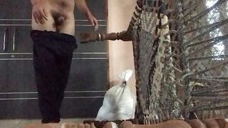 Stranger fuck a neighbour in the bathroom suxk cock and pussy #ass #fuck cock. #pussy