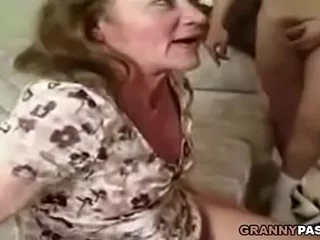 Granny Gangbang Round Facial Cumshot