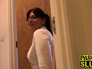 Horn-mad amateur MILF with big ass enjoys eternal pussy banging